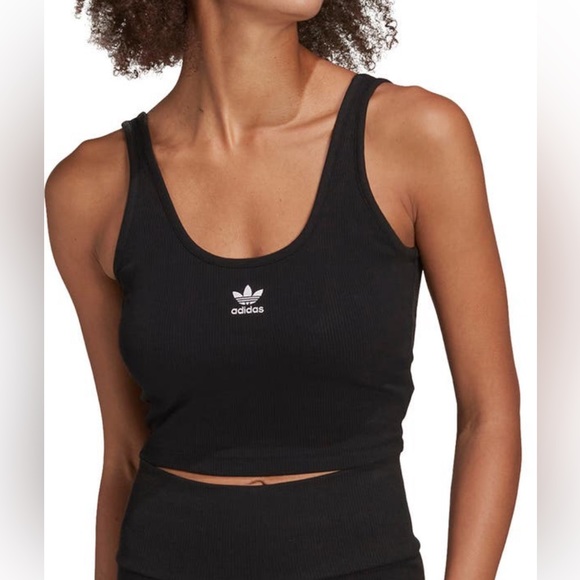 adidas Tops Adidas Originals Rib Crop Tank Top Poshmark